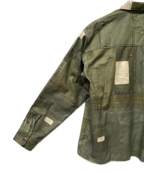 MIYAGIHIDETAKA（ミヤギヒデタカ）MIYAGIHIDETAKA (ミヤギヒデタカ) ミリタリーシャツ カーキ サイズ:XLの古着・服飾アイテム
