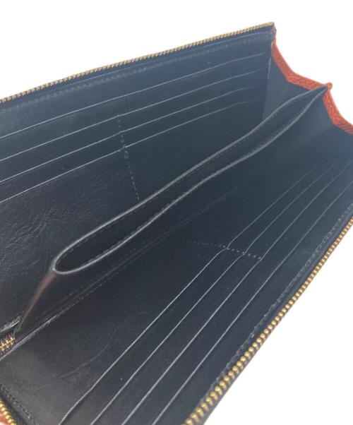 BASKETBALL LEATHER（バスケットボールレザー）BASKETBALL LEATHER (バスケットボールレザー) 長財布 ブラウンの古着・服飾アイテム