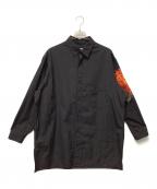 Yohji Yamamoto pour hommeヨウジヤマモト プールオム）の古着「長袖シャツ」｜ブラック