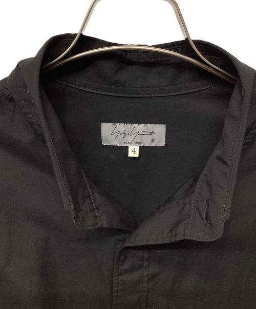 Yohji Yamamoto pour homme（ヨウジヤマモト プールオム）Yohji Yamamoto pour homme (ヨウジヤマモト プールオム) 長袖シャツ ブラック サイズ:4の古着・服飾アイテム