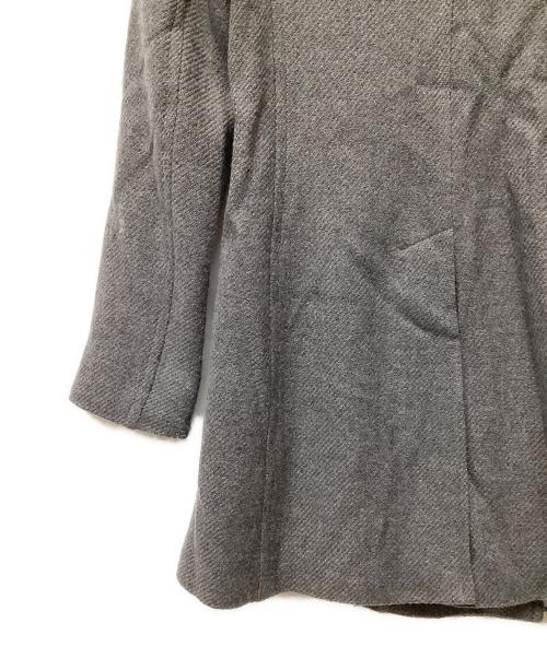 MIU MIU（ミュウミュウ）MIU MIU (ミュウミュウ) ウールコート グレー サイズ:38の古着・服飾アイテム