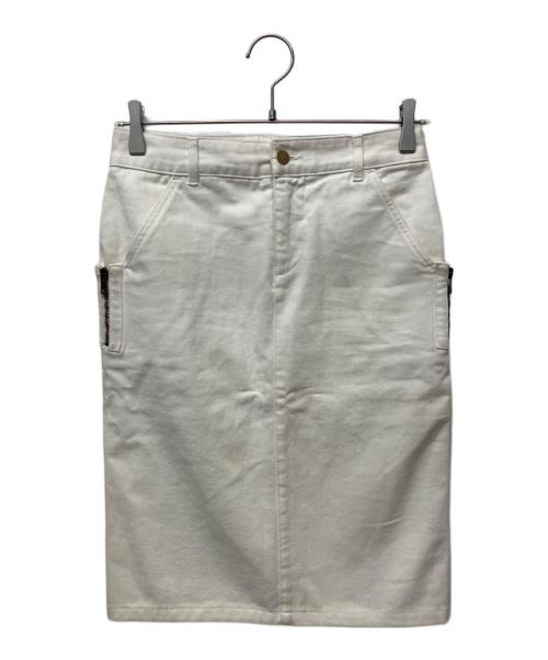 GUCCI（グッチ）GUCCI (グッチ) タイトスカート ホワイト サイズ:38の古着・服飾アイテム