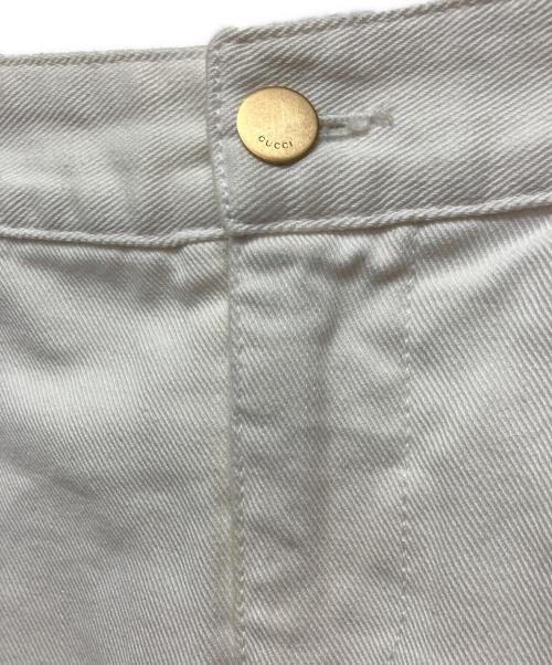 GUCCI（グッチ）GUCCI (グッチ) タイトスカート ホワイト サイズ:38の古着・服飾アイテム