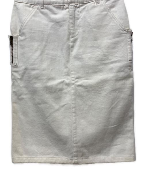GUCCI（グッチ）GUCCI (グッチ) タイトスカート ホワイト サイズ:38の古着・服飾アイテム