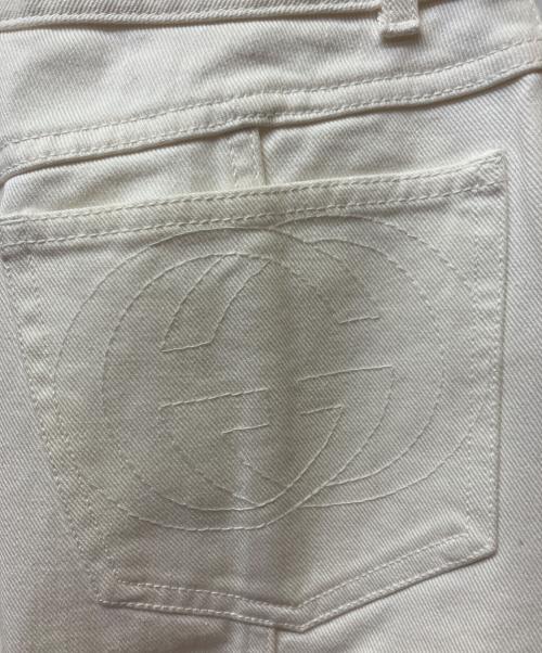 GUCCI（グッチ）GUCCI (グッチ) タイトスカート ホワイト サイズ:38の古着・服飾アイテム