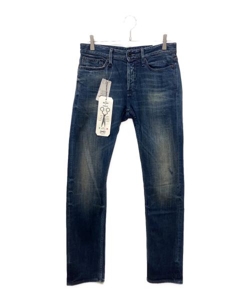 Denham（デンハム）Denham (デンハム) ダメージ加工デニムパンツ インディゴ サイズ: W31×L32 未使用品の古着・服飾アイテム