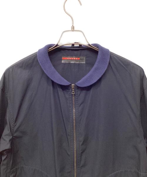 PRADA（プラダ）PRADA (プラダ) ブルゾン ネイビー サイズ:Lの古着・服飾アイテム