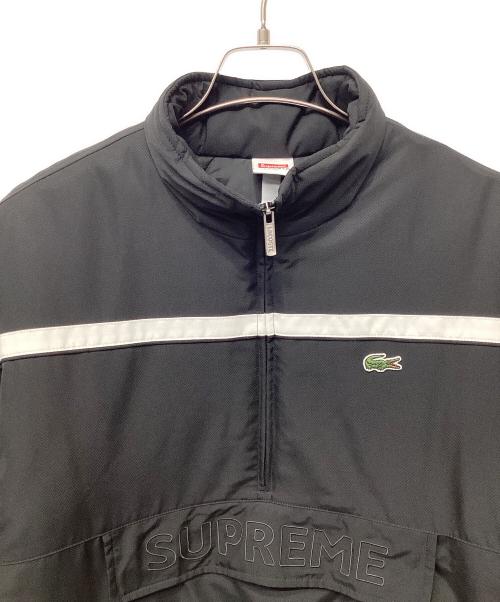 SUPREME（シュプリーム）Supreme (シュプリーム) LACOSTE (ラコステ) 中綿ジャケット ブラック サイズ:Sの古着・服飾アイテム