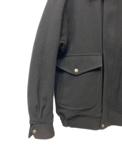 SUGARHILL（シュガーヒル）SUGARHILL (シュガーヒル) OLD MELTON FLIGHT JACKET ブラック サイズ:3の古着・服飾アイテム