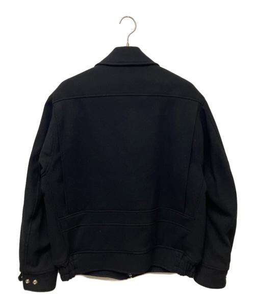 SUGARHILL（シュガーヒル）SUGARHILL (シュガーヒル) OLD MELTON FLIGHT JACKET ブラック サイズ:3の古着・服飾アイテム
