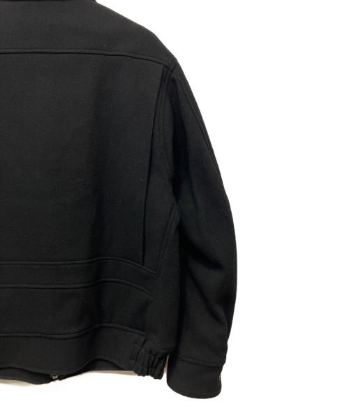 SUGARHILL（シュガーヒル）SUGARHILL (シュガーヒル) OLD MELTON FLIGHT JACKET ブラック サイズ:3の古着・服飾アイテム