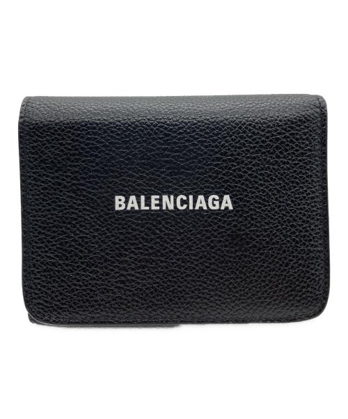 BALENCIAGA（バレンシアガ）BALENCIAGA (バレンシアガ) 3つ折り財布 ブラックの古着・服飾アイテム