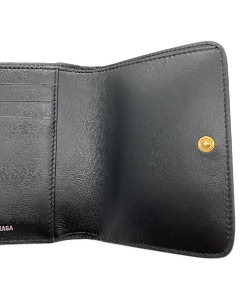 BALENCIAGA（バレンシアガ）BALENCIAGA (バレンシアガ) 3つ折り財布 ブラックの古着・服飾アイテム