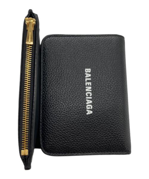 BALENCIAGA（バレンシアガ）BALENCIAGA (バレンシアガ) 3つ折り財布 ブラックの古着・服飾アイテム