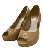 Christian Diorクリスチャン ディオール）の古着「オープントゥーパンプス」｜ベージュ