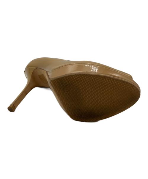 Christian Dior（クリスチャン ディオール）Christian Dior (クリスチャン ディオール) オープントゥーパンプス ベージュ サイズ:36の古着・服飾アイテム