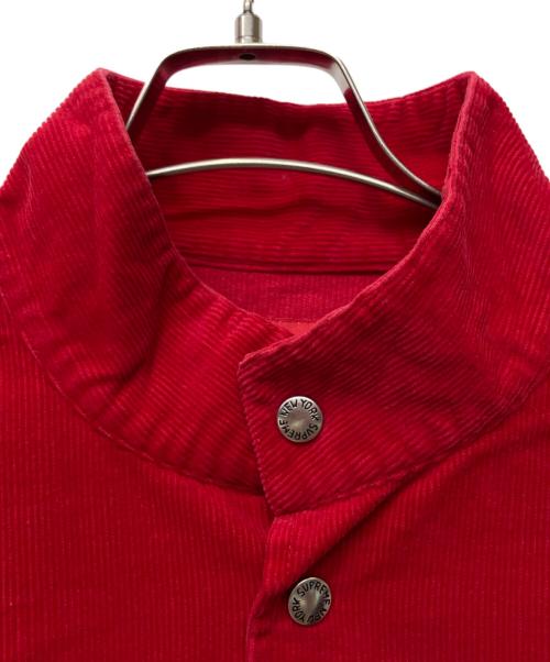 SUPREME（シュプリーム）SUPREME (シュプリーム) コーチジャケット corduroy pullover レッド サイズ:Lの古着・服飾アイテム