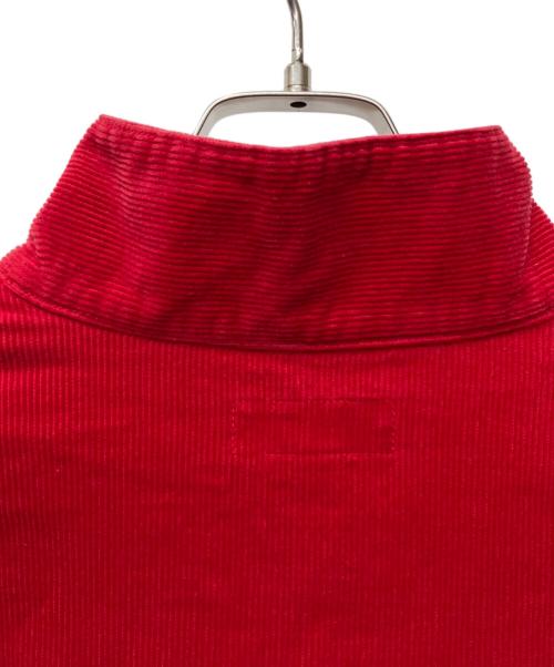 SUPREME（シュプリーム）SUPREME (シュプリーム) コーチジャケット corduroy pullover レッド サイズ:Lの古着・服飾アイテム