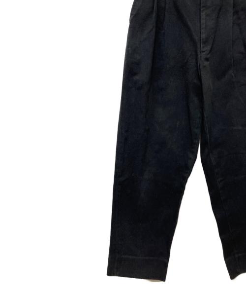 COMME des GARCONS HOMME（コムデギャルソン オム）COMME des GARCONS HOMME (コムデギャルソン オム) ワイドタックパンツ ブラック サイズ:Mの古着・服飾アイテム