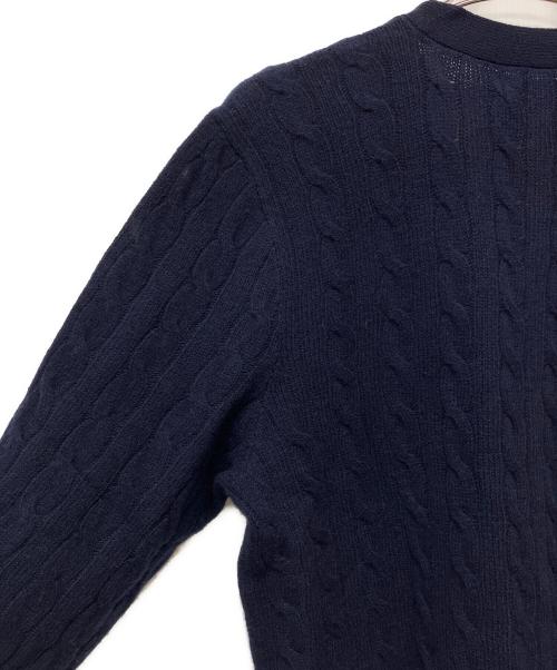 POLO RALPH LAUREN（ポロ・ラルフローレン）POLO RALPH LAUREN (ポロ・ラルフローレン) 厚手カーディガン ネイビー サイズ:L 未使用品の古着・服飾アイテム
