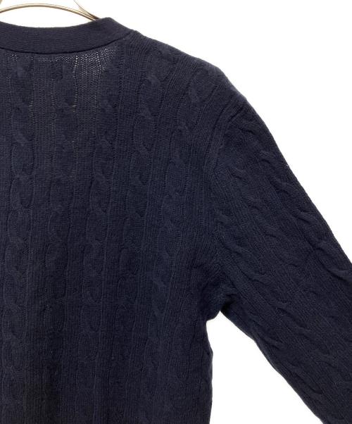 POLO RALPH LAUREN（ポロ・ラルフローレン）POLO RALPH LAUREN (ポロ・ラルフローレン) 厚手カーディガン ネイビー サイズ:L 未使用品の古着・服飾アイテム
