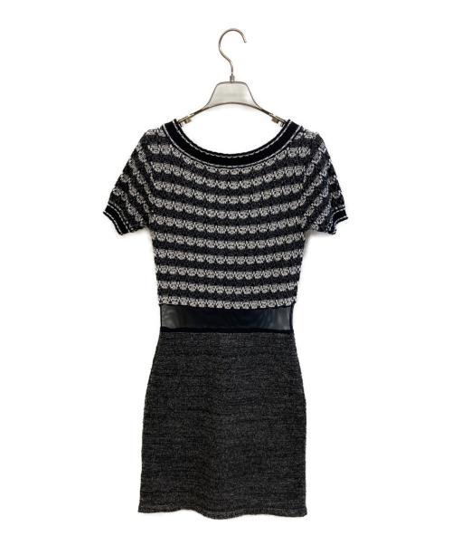 darich（ダーリッチ）darich (ダーリッチ) ニットワンピース ブラック サイズ:Freeの古着・服飾アイテム