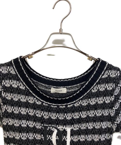 darich（ダーリッチ）darich (ダーリッチ) ニットワンピース ブラック サイズ:Freeの古着・服飾アイテム