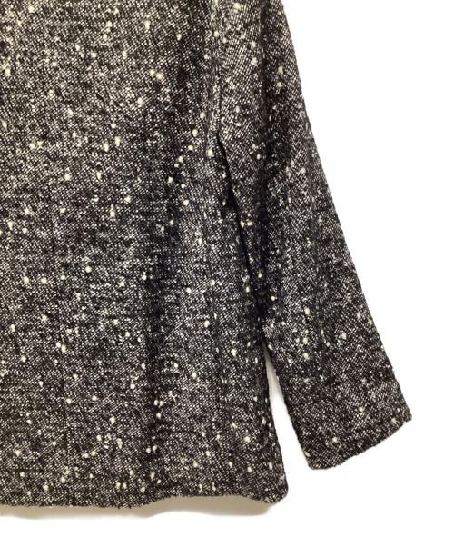 ROPE（ロペ）ROPE (ロペ) ツイードショートコート ブラック×ホワイト サイズ:36の古着・服飾アイテム