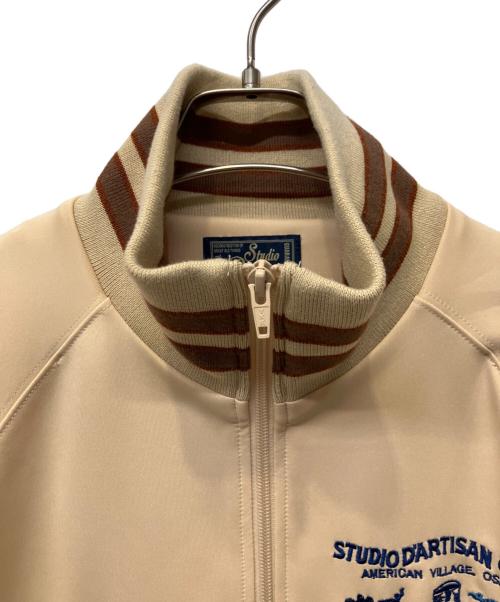 STUDIO D'ARTISAN（ステュディオダルチザン）STUDIO D'ARTISAN (ステュディオダルチザン) トラックジャケット ベージュ サイズ:Mの古着・服飾アイテム