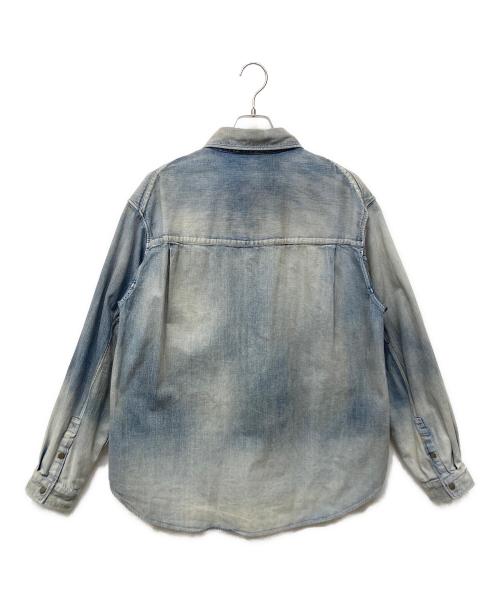ANCELLM（アンセルム）ANCELLM (アンセルム) DENIM WESTERN SHIRT ブルー サイズ:2の古着・服飾アイテム