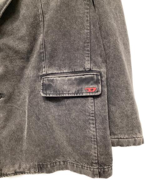DIESEL（ディーゼル）DIESEL (ディーゼル) シングルブレステッドブレザー ブラック サイズ:Mの古着・服飾アイテム
