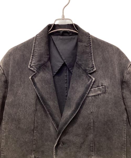 DIESEL（ディーゼル）DIESEL (ディーゼル) シングルブレステッドブレザー ブラック サイズ:Mの古着・服飾アイテム