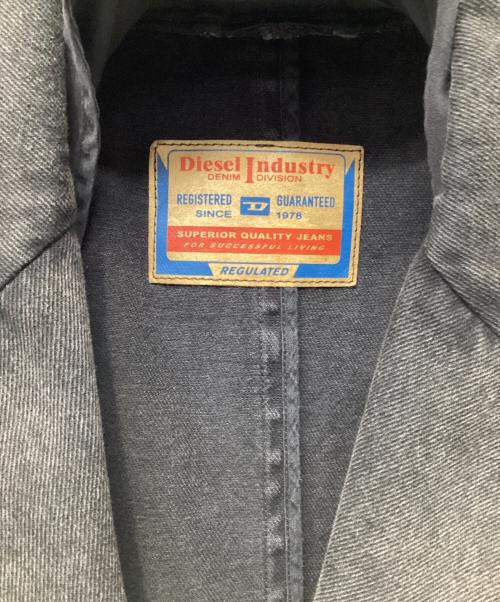 DIESEL（ディーゼル）DIESEL (ディーゼル) シングルブレステッドブレザー ブラック サイズ:Mの古着・服飾アイテム