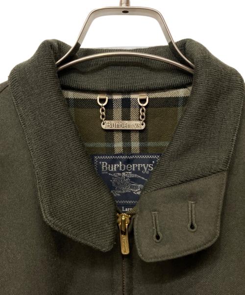 Burberry's（バーバリー）Burberry's (バーバリーズ) ジップブルゾン カーキ サイズ:Largeの古着・服飾アイテム