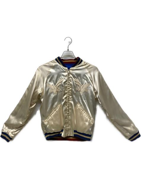 TAILER TOYO（テーラートウヨウ）TAILER TOYO (テーラートウヨウ) リバーシブルスカジャン ブルー×ホワイト サイズ:Sの古着・服飾アイテム