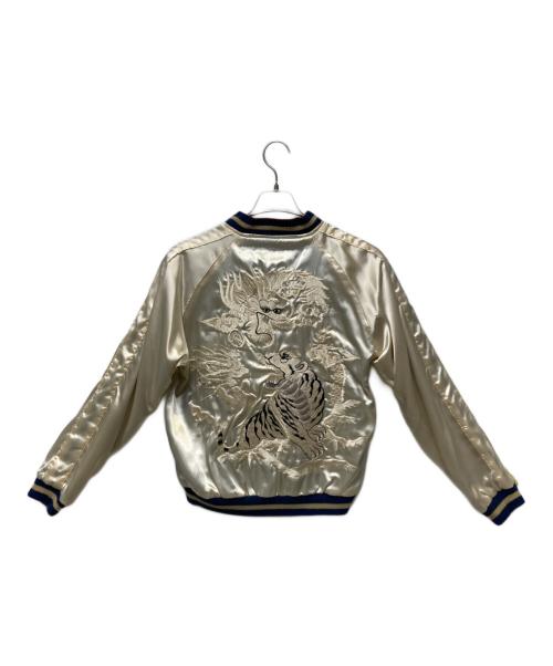 TAILER TOYO（テーラートウヨウ）TAILER TOYO (テーラートウヨウ) リバーシブルスカジャン ブルー×ホワイト サイズ:Sの古着・服飾アイテム