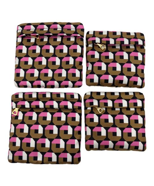 PRADA（プラダ）PRADA (プラダ) シルクサテンジュエリーポーチ ブラックの古着・服飾アイテム