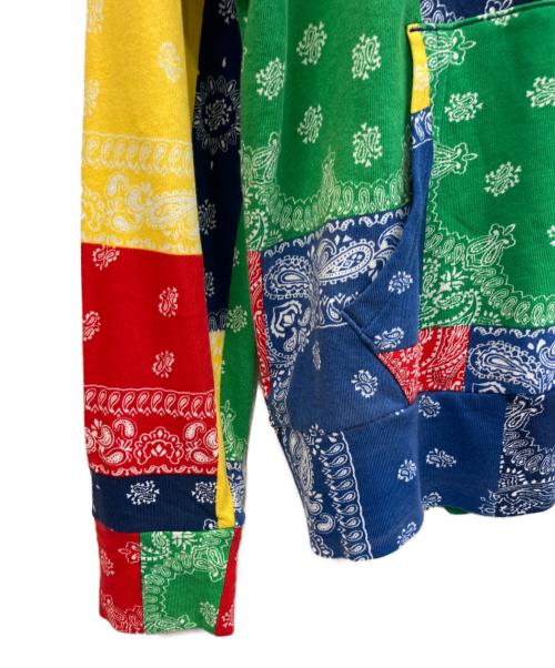 POLO RALPH LAUREN（ポロ・ラルフローレン）POLO RALPH LAUREN (ポロ・ラルフローレン) パーカー PATCHWORK PRINT HOODIE ARCHIVAL BANDANA マルチカラー サイズ:Mの古着・服飾アイテム