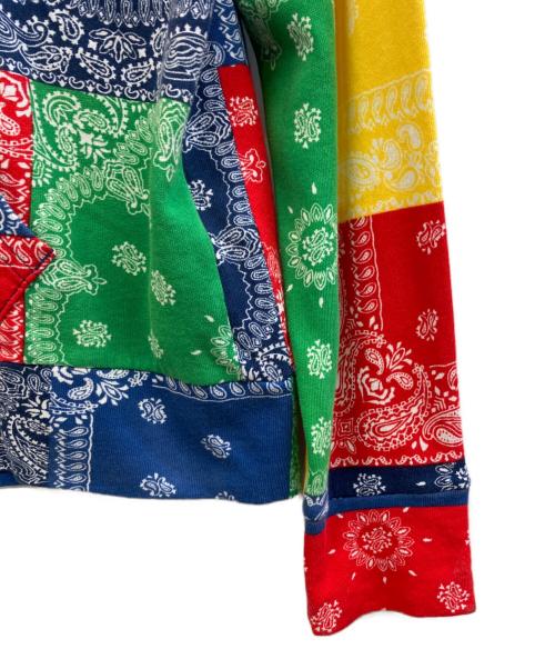 POLO RALPH LAUREN（ポロ・ラルフローレン）POLO RALPH LAUREN (ポロ・ラルフローレン) パーカー PATCHWORK PRINT HOODIE ARCHIVAL BANDANA マルチカラー サイズ:Mの古着・服飾アイテム