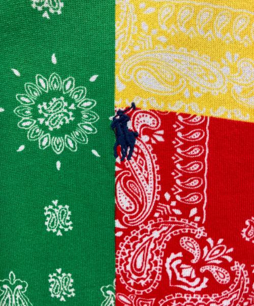 POLO RALPH LAUREN（ポロ・ラルフローレン）POLO RALPH LAUREN (ポロ・ラルフローレン) パーカー PATCHWORK PRINT HOODIE ARCHIVAL BANDANA マルチカラー サイズ:Mの古着・服飾アイテム