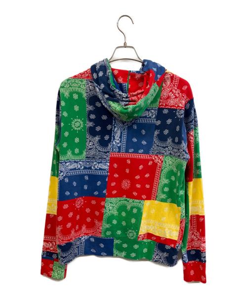 POLO RALPH LAUREN（ポロ・ラルフローレン）POLO RALPH LAUREN (ポロ・ラルフローレン) パーカー PATCHWORK PRINT HOODIE ARCHIVAL BANDANA マルチカラー サイズ:Mの古着・服飾アイテム