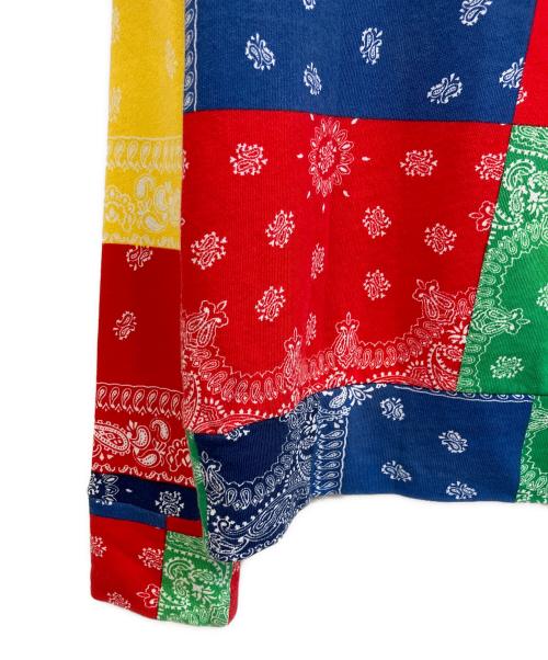 POLO RALPH LAUREN（ポロ・ラルフローレン）POLO RALPH LAUREN (ポロ・ラルフローレン) パーカー PATCHWORK PRINT HOODIE ARCHIVAL BANDANA マルチカラー サイズ:Mの古着・服飾アイテム