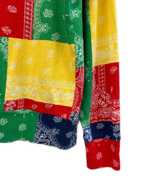 POLO RALPH LAUREN（ポロ・ラルフローレン）POLO RALPH LAUREN (ポロ・ラルフローレン) パーカー PATCHWORK PRINT HOODIE ARCHIVAL BANDANA マルチカラー サイズ:Mの古着・服飾アイテム