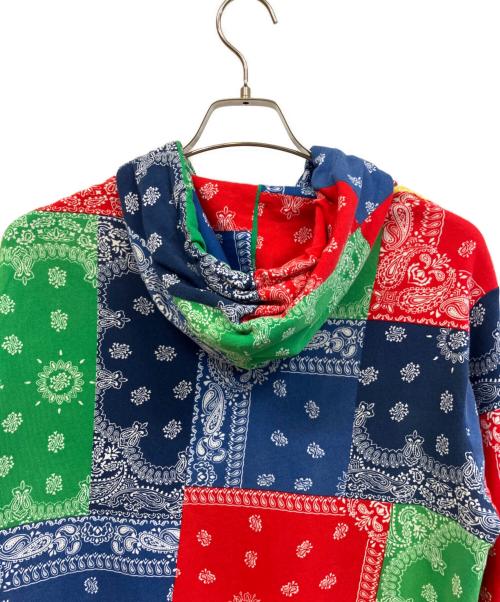 POLO RALPH LAUREN（ポロ・ラルフローレン）POLO RALPH LAUREN (ポロ・ラルフローレン) パーカー PATCHWORK PRINT HOODIE ARCHIVAL BANDANA マルチカラー サイズ:Mの古着・服飾アイテム