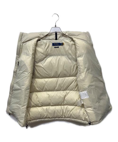 POLO RALPH LAUREN（ポロ・ラルフローレン）POLO RALPH LAUREN (ポロ・ラルフローレン) ダウンベスト ベージュ サイズ:Mの古着・服飾アイテム
