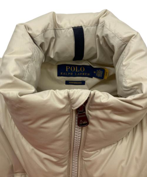 POLO RALPH LAUREN（ポロ・ラルフローレン）POLO RALPH LAUREN (ポロ・ラルフローレン) ダウンベスト ベージュ サイズ:Mの古着・服飾アイテム