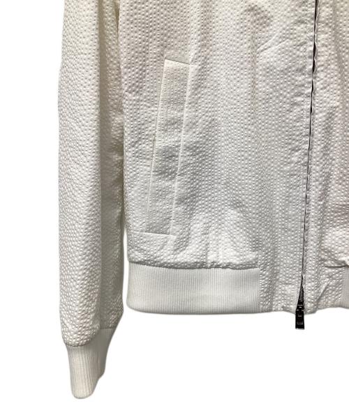 HUGO BOSS（ヒューゴ ボス）HUGO BOSS (ヒューゴ ボス) ブルゾン ホワイト サイズ:UK48の古着・服飾アイテム