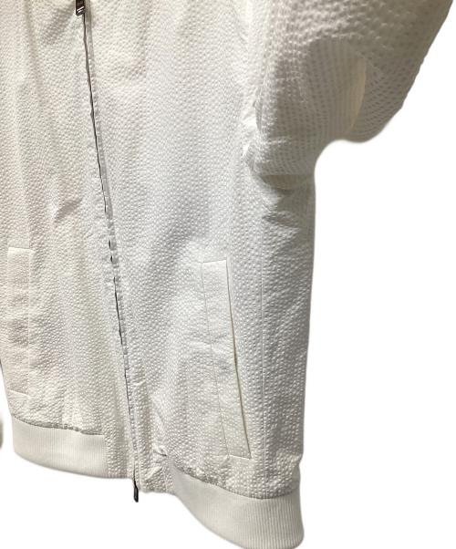 HUGO BOSS（ヒューゴ ボス）HUGO BOSS (ヒューゴ ボス) ブルゾン ホワイト サイズ:UK48の古着・服飾アイテム