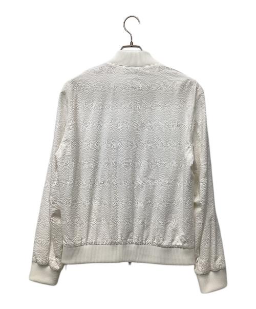 HUGO BOSS（ヒューゴ ボス）HUGO BOSS (ヒューゴ ボス) ブルゾン ホワイト サイズ:UK48の古着・服飾アイテム