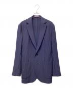 AKMエーケーエム）の古着「TORICOT SUCKER SWING EASY JACKET」｜ネイビー